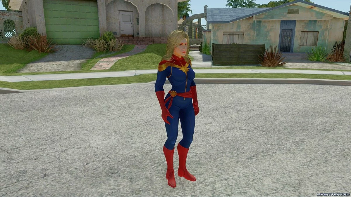 Captain Marvel des Avengers : Infinity War / GTA San Andreas