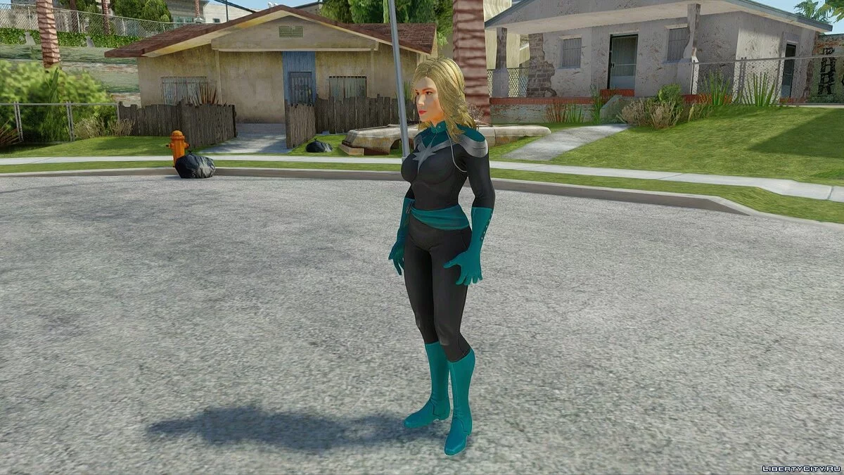 Captain Marvel des Avengers : Infinity War / GTA San Andreas