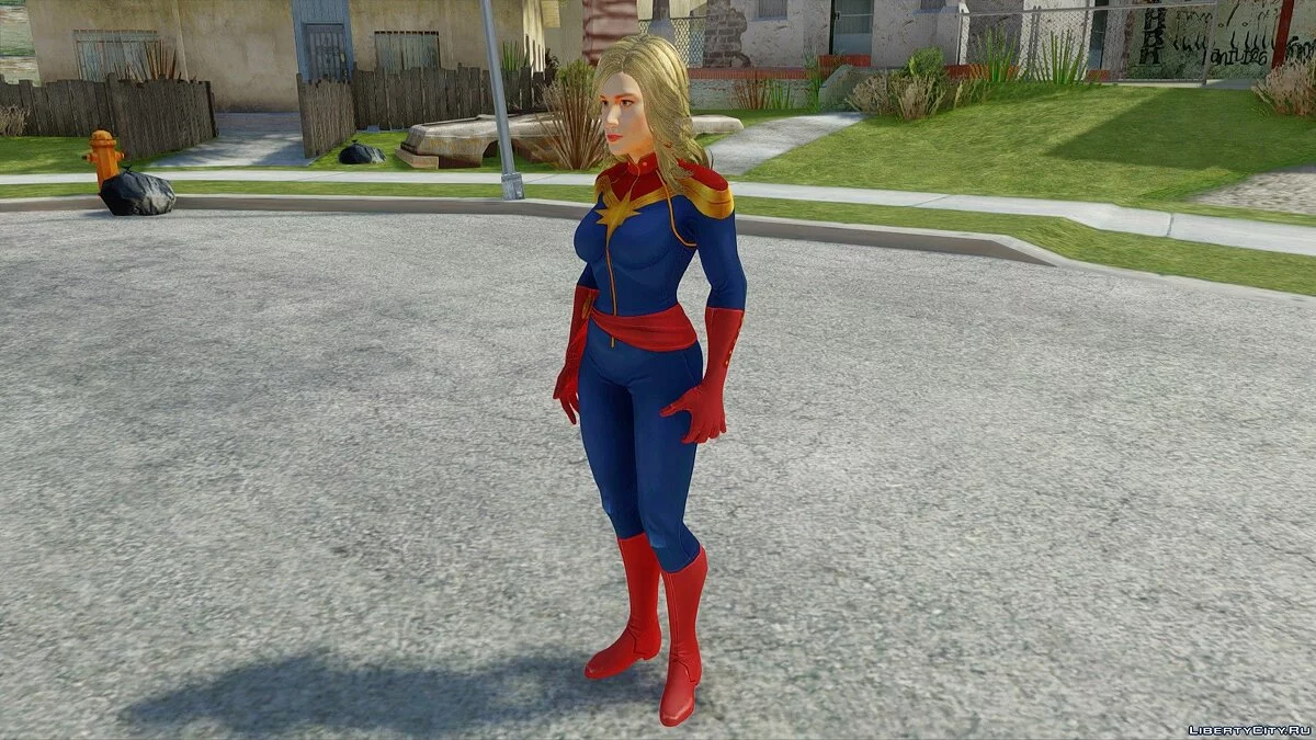 Captain Marvel des Avengers : Infinity War / GTA San Andreas
