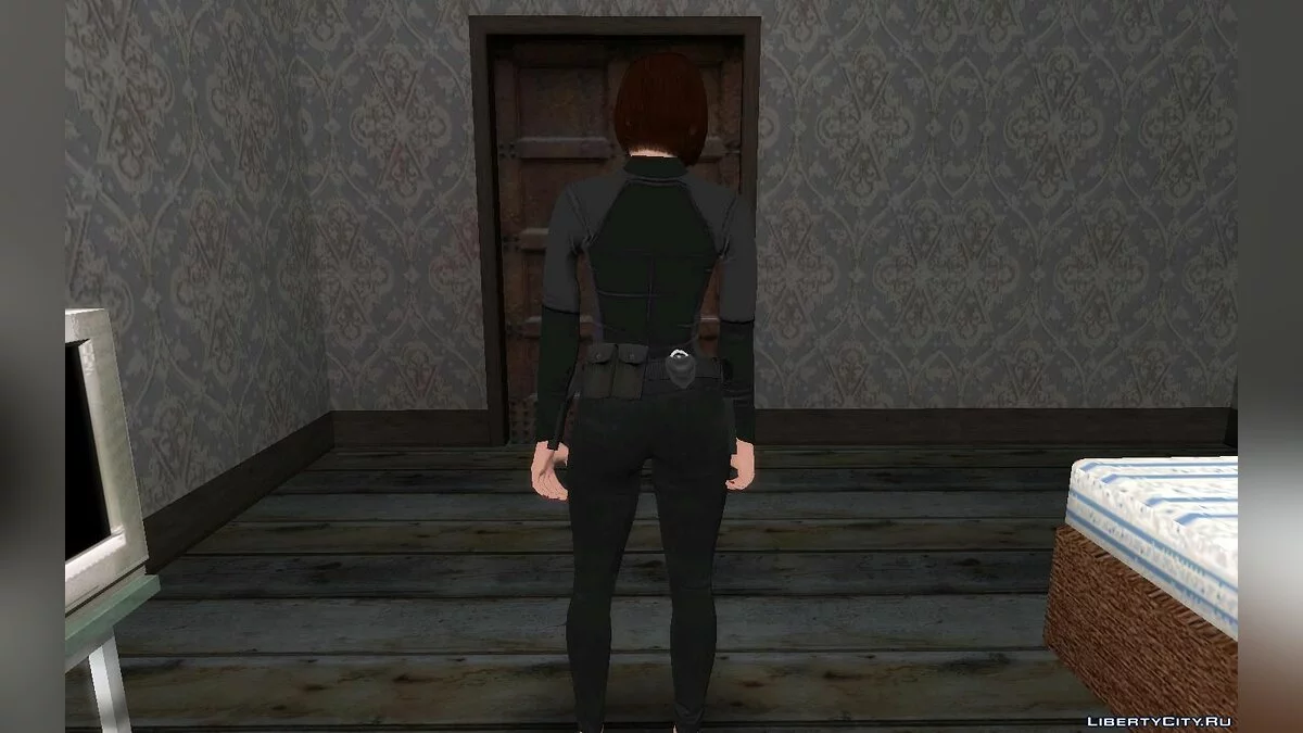 GTA 5中的卡伦·丹尼尔斯黑色套装v2 / GTA San Andreas