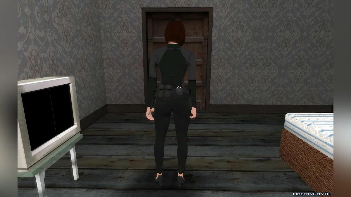 GTA 5中的卡伦·丹尼尔斯黑色套装v2 / GTA San Andreas