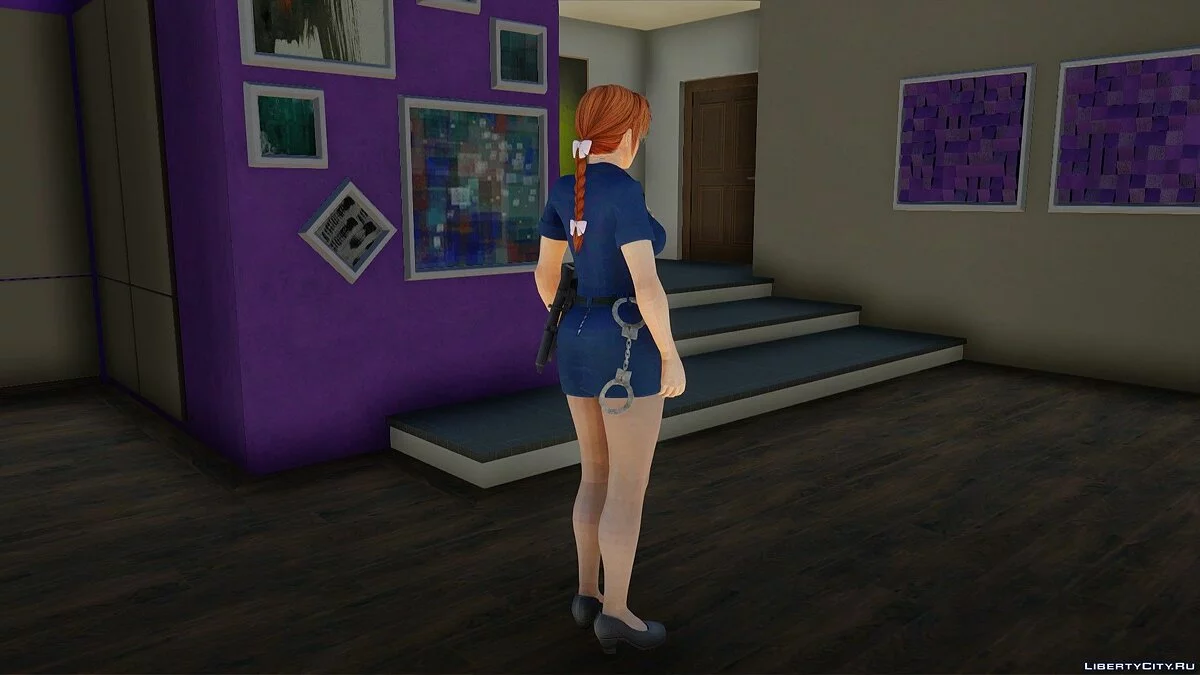 Kasumi em uniforme policial / GTA San Andreas