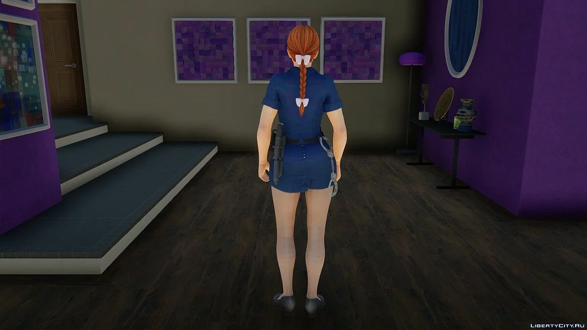 Kasumi em uniforme policial / GTA San Andreas
