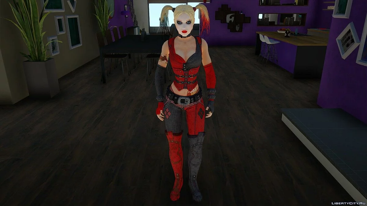 Harley Quinn from Batman: Arkham City / GTA San Andreas