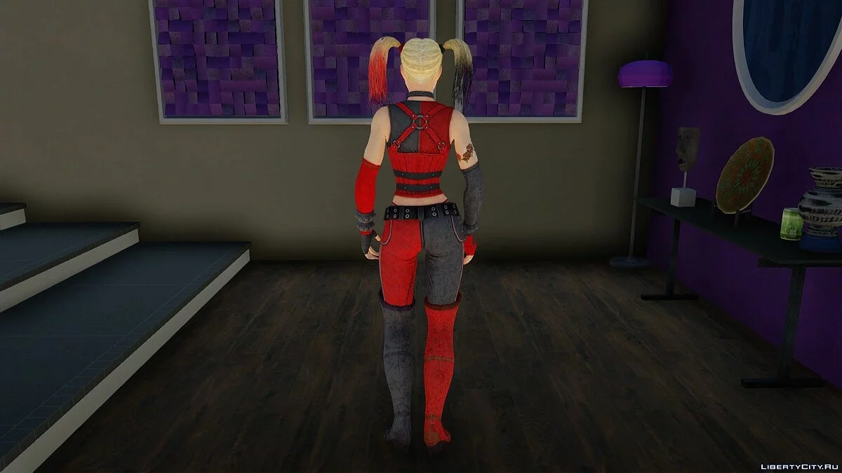 Harley Quinn from Batman: Arkham City / GTA San Andreas