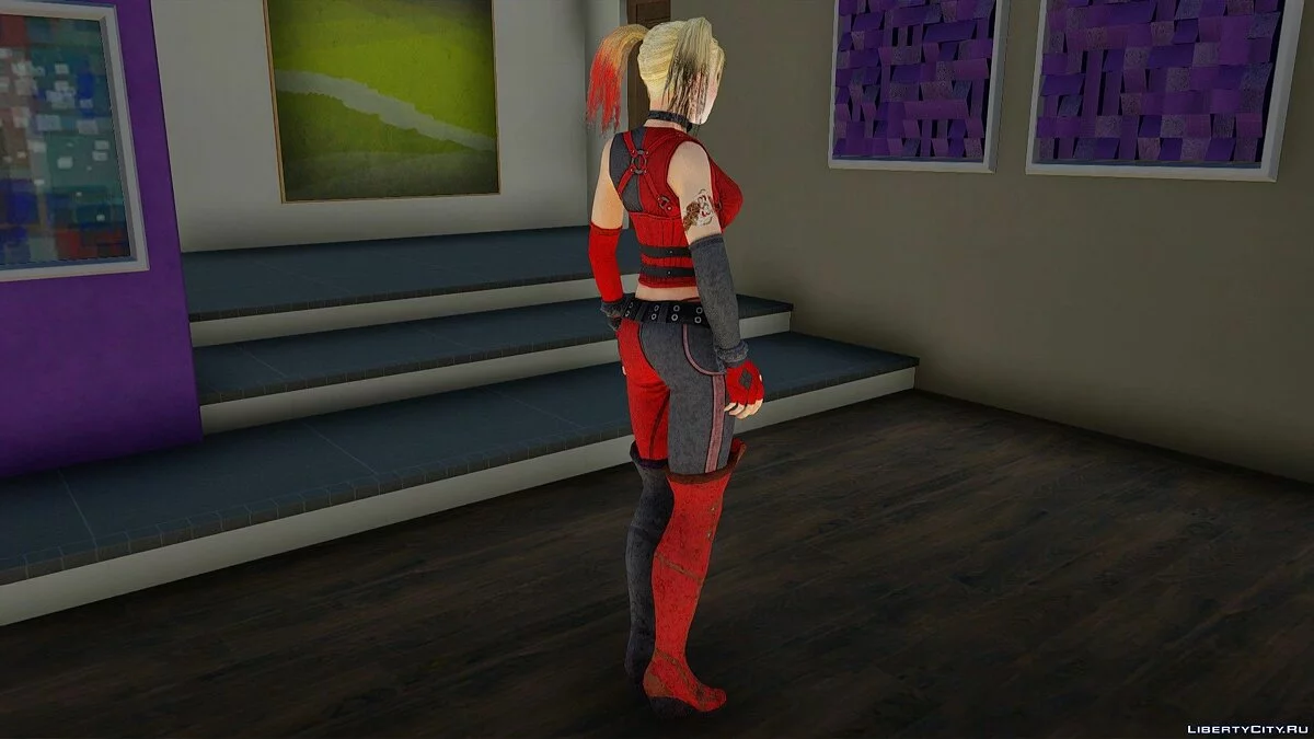 Harley Quinn from Batman: Arkham City / GTA San Andreas
