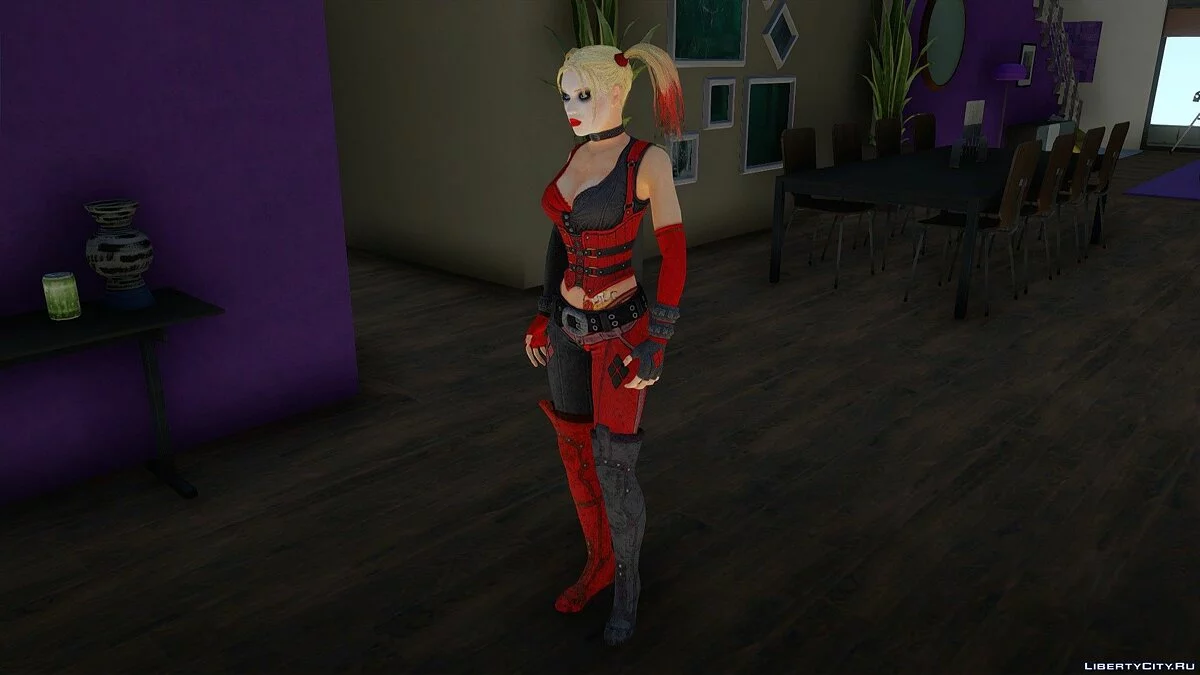 Harley Quinn from Batman: Arkham City / GTA San Andreas