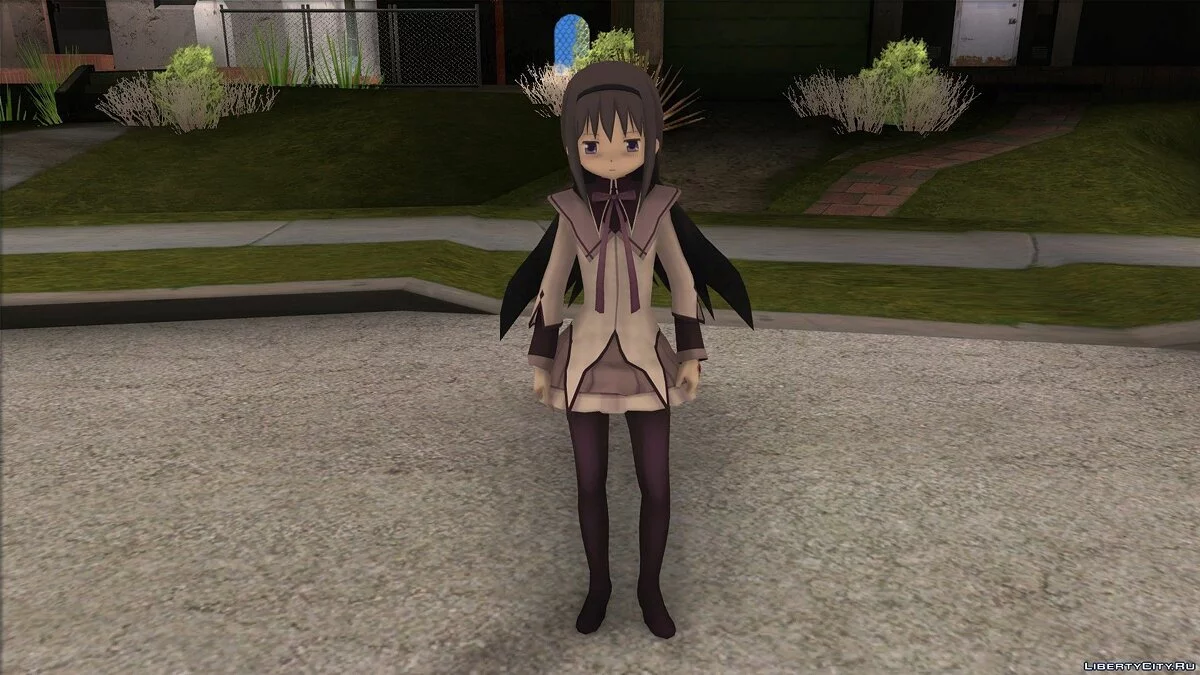 Homura Akemi from Puella Magi Madoka Magica / GTA San Andreas