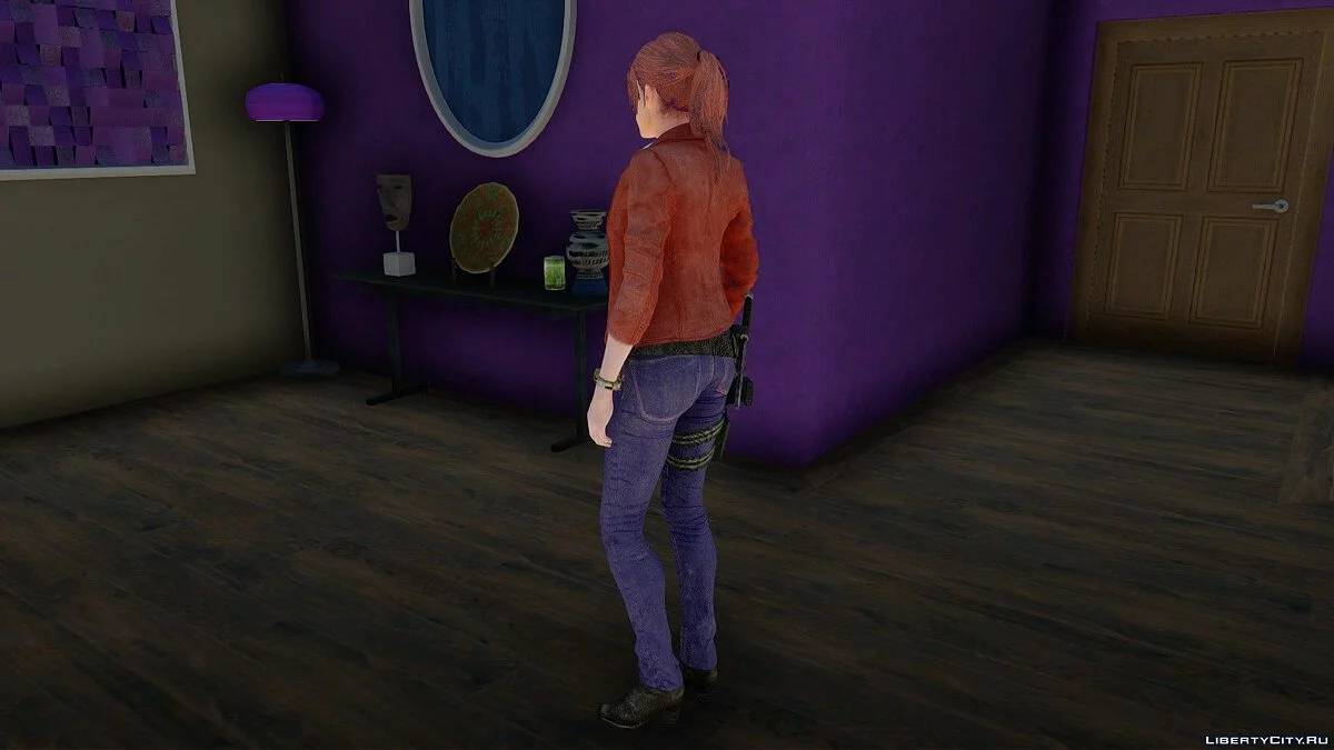 生化危机启示录2中的克莱尔·雷德菲尔德 / GTA San Andreas