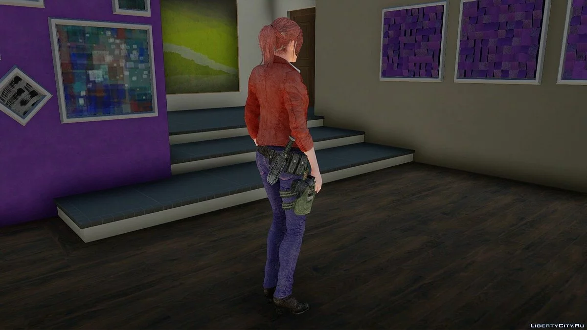 生化危机启示录2中的克莱尔·雷德菲尔德 / GTA San Andreas