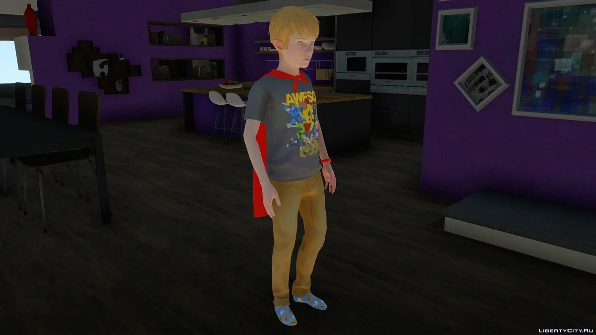 Chris de The Awesome Adventures of Captain Spirit / GTA San Andreas