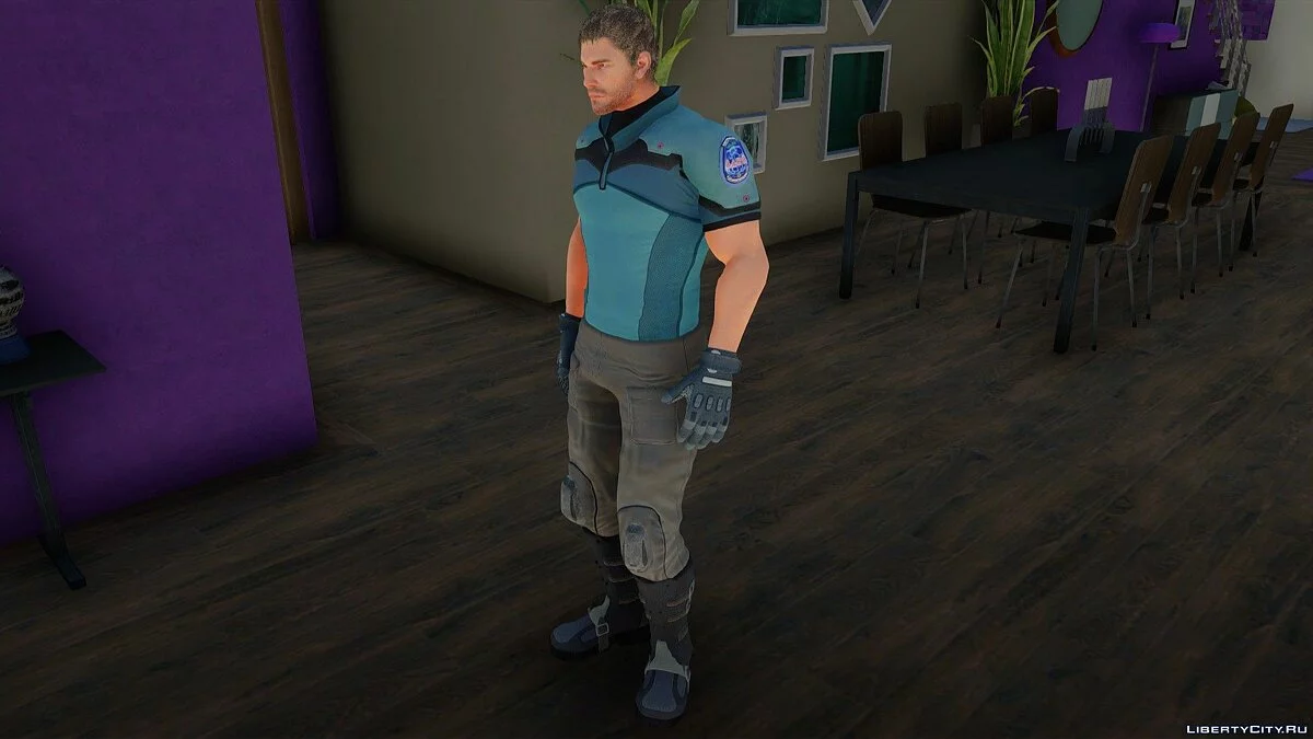Chris Redfield de Resident Evil Vendetta / GTA San Andreas