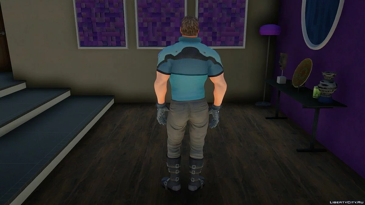 Chris Redfield de Resident Evil Vendetta / GTA San Andreas