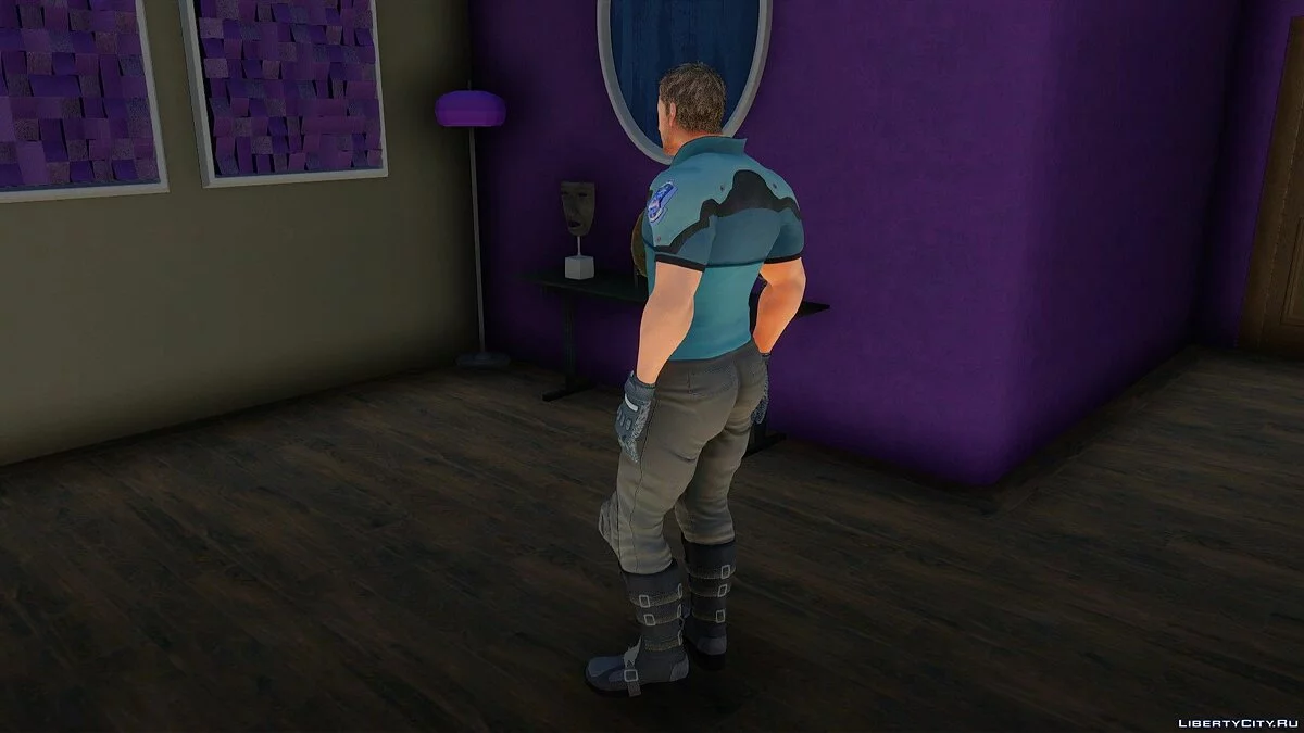 Chris Redfield de Resident Evil Vendetta / GTA San Andreas