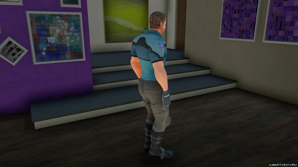 Chris Redfield de Resident Evil Vendetta / GTA San Andreas