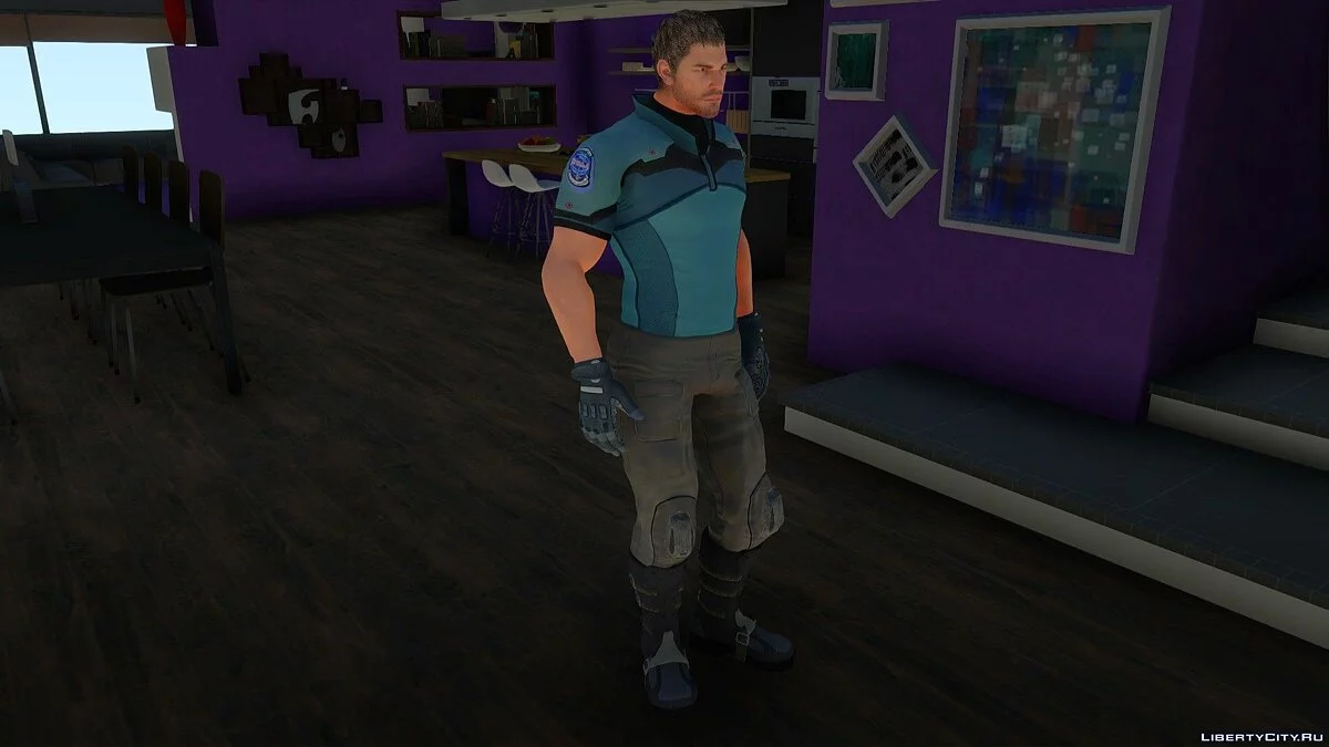 Chris Redfield de Resident Evil Vendetta / GTA San Andreas