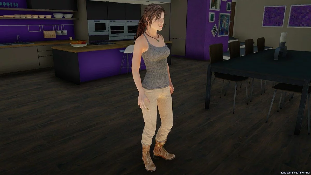 Lara Croft de Rise of the Tomb Raider / GTA San Andreas