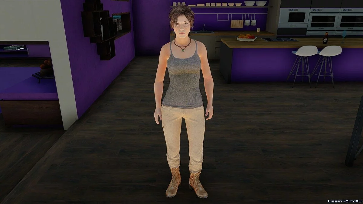 Lara Croft de Rise of the Tomb Raider / GTA San Andreas