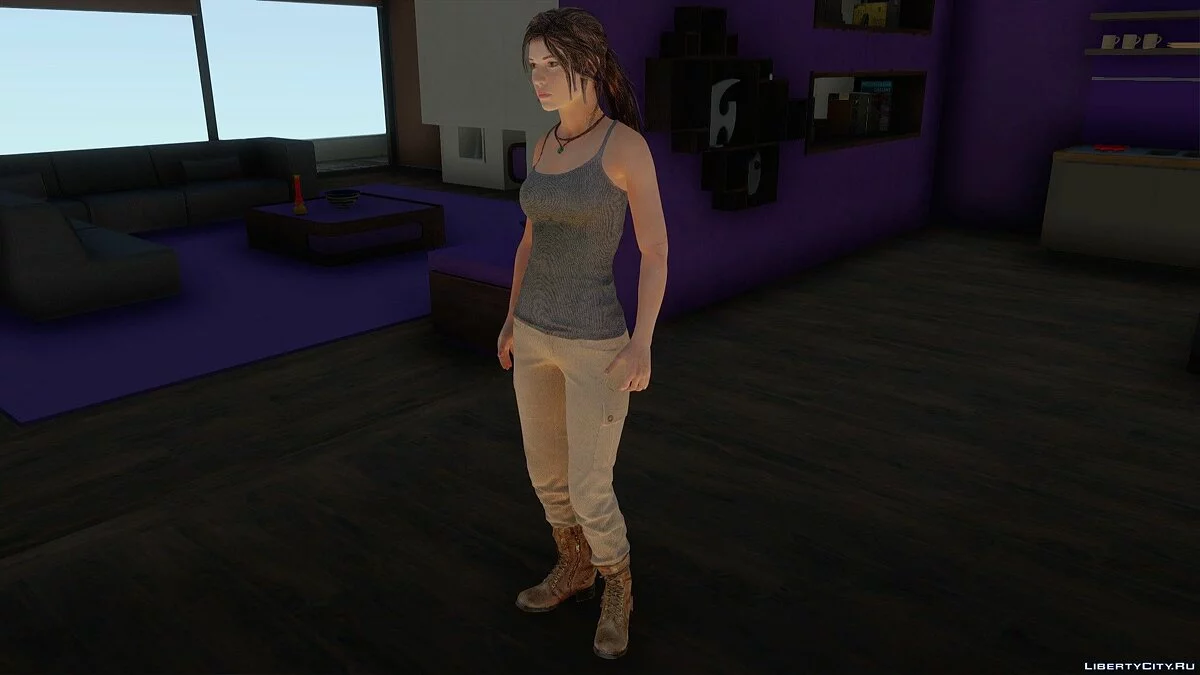 Lara Croft de Rise of the Tomb Raider / GTA San Andreas
