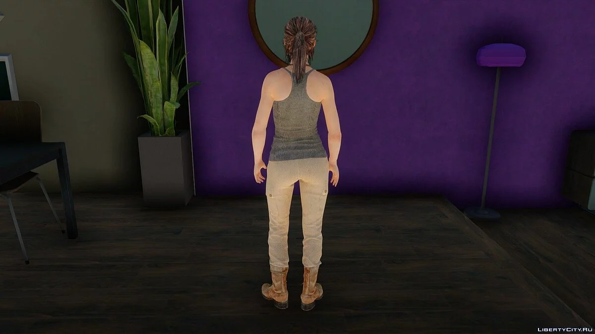 Lara Croft de Rise of the Tomb Raider / GTA San Andreas