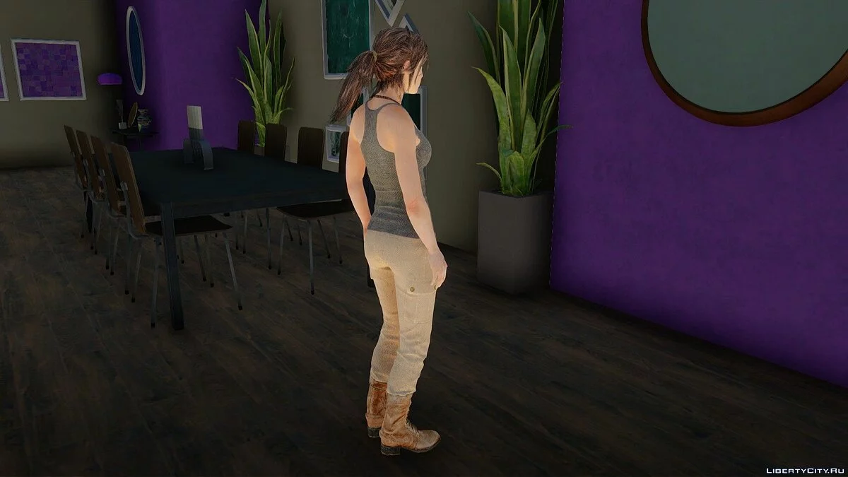 Lara Croft de Rise of the Tomb Raider / GTA San Andreas