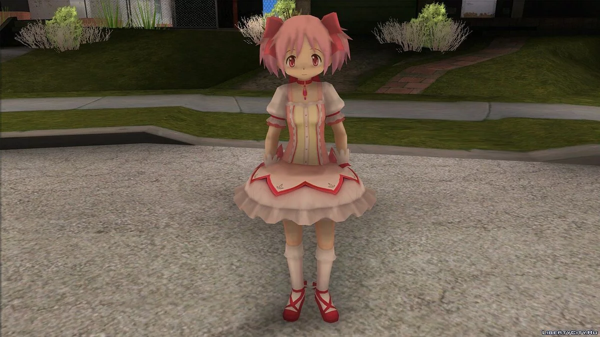 Madoka Kaname from Puella Magi Madoka Magica / GTA San Andreas