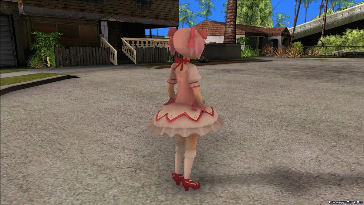 Madoka Kaname from Puella Magi Madoka Magica / GTA San Andreas