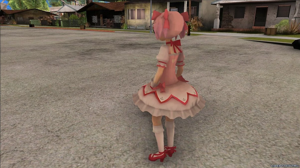 Madoka Kaname from Puella Magi Madoka Magica / GTA San Andreas