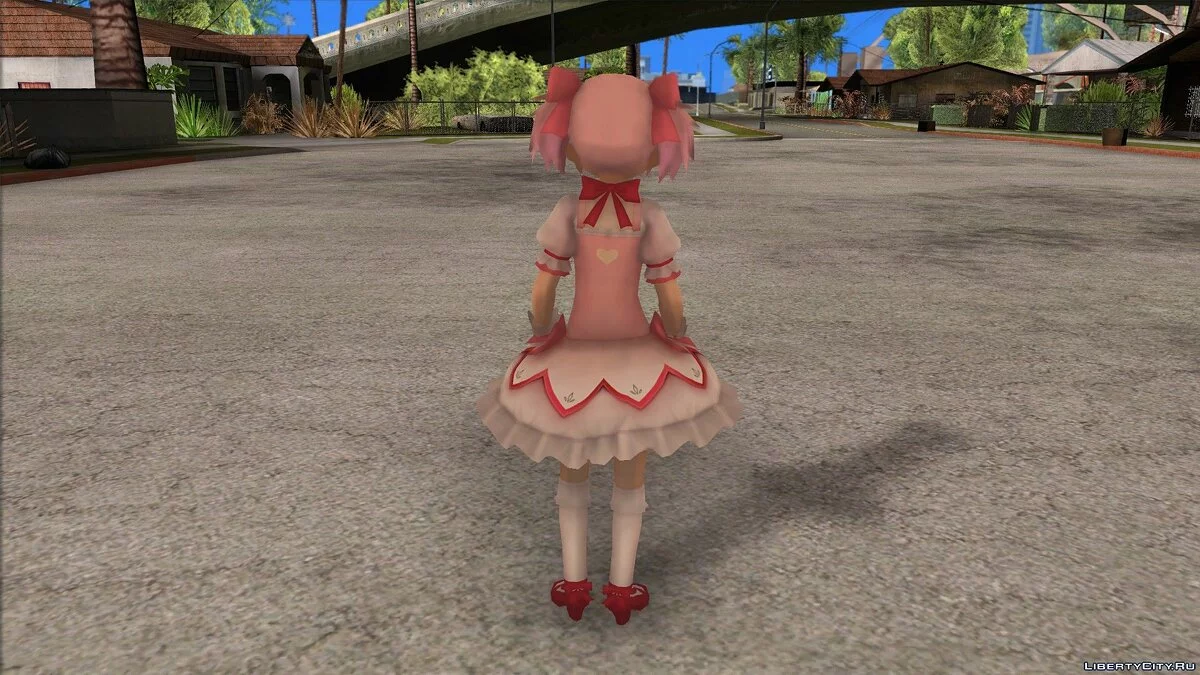 Madoka Kaname from Puella Magi Madoka Magica / GTA San Andreas