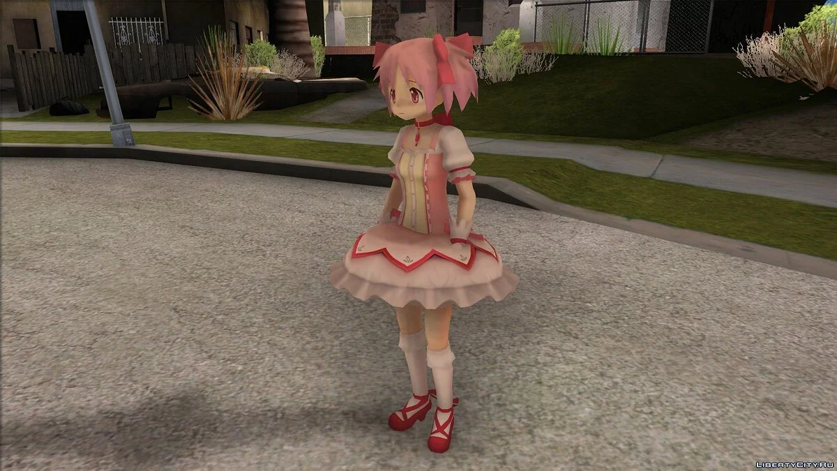 Madoka Kaname from Puella Magi Madoka Magica / GTA San Andreas