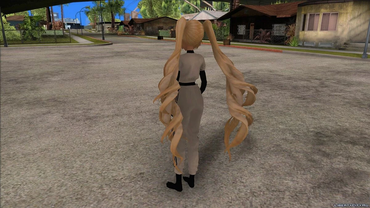 Miku Hatsune en survêtement / GTA San Andreas
