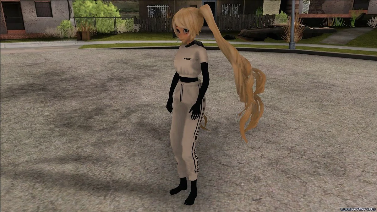 Miku Hatsune en survêtement / GTA San Andreas