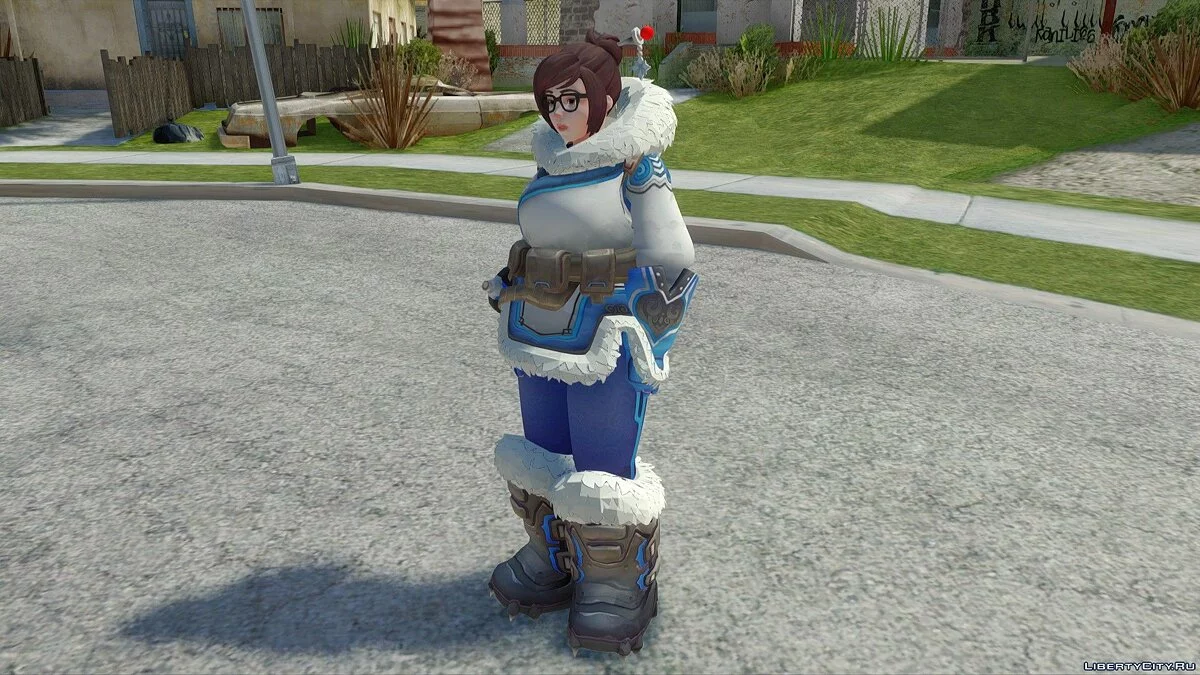Mei from Overwatch / GTA San Andreas