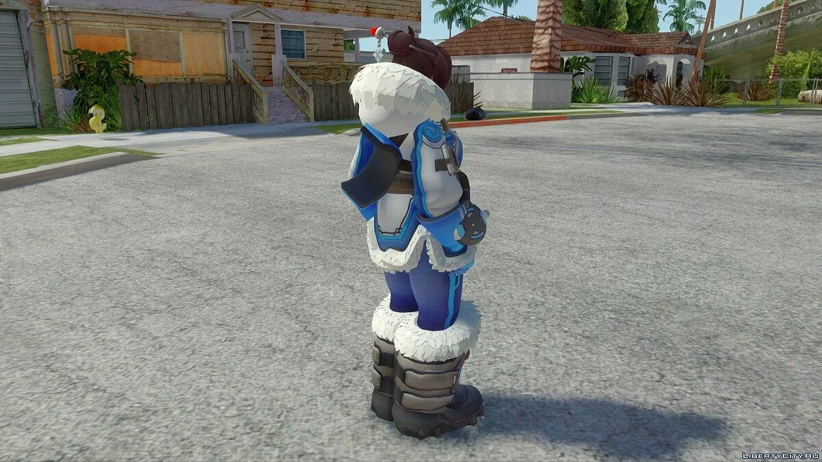 Mei from Overwatch / GTA San Andreas
