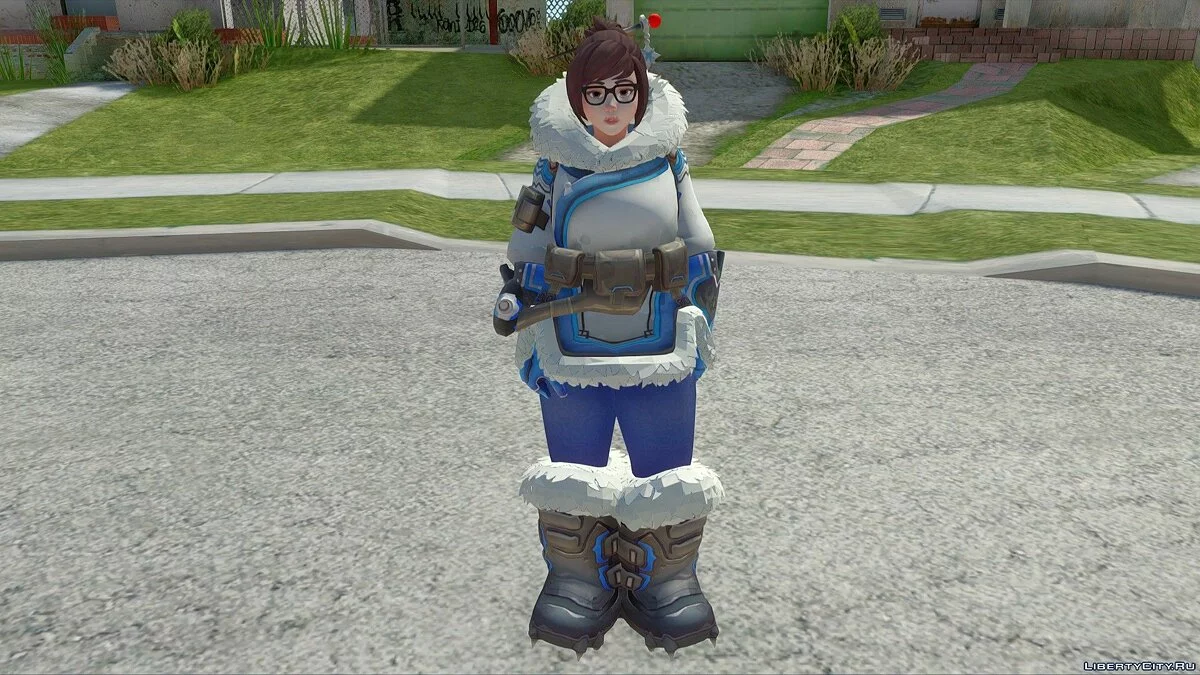 Mei from Overwatch / GTA San Andreas