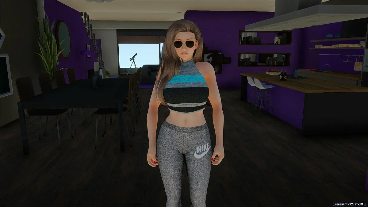 Mai Shiranui en ropa casual / GTA San Andreas
