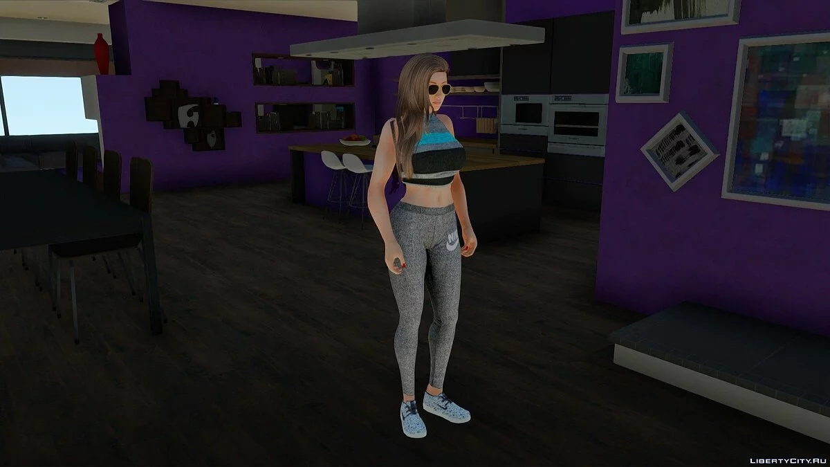 Mai Shiranui en ropa casual / GTA San Andreas