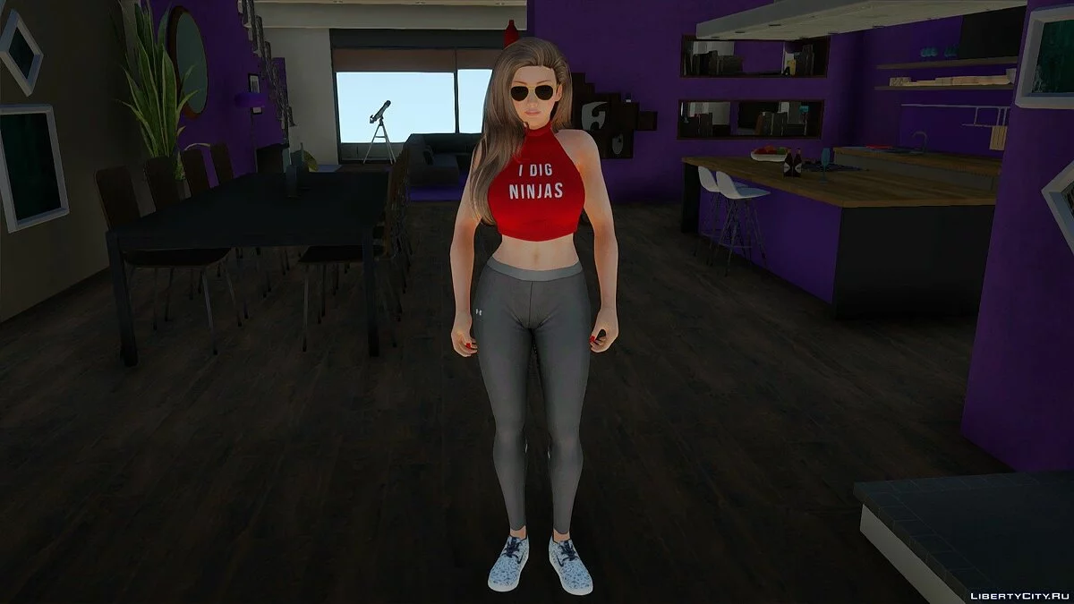 Mai Shiranui en ropa casual / GTA San Andreas