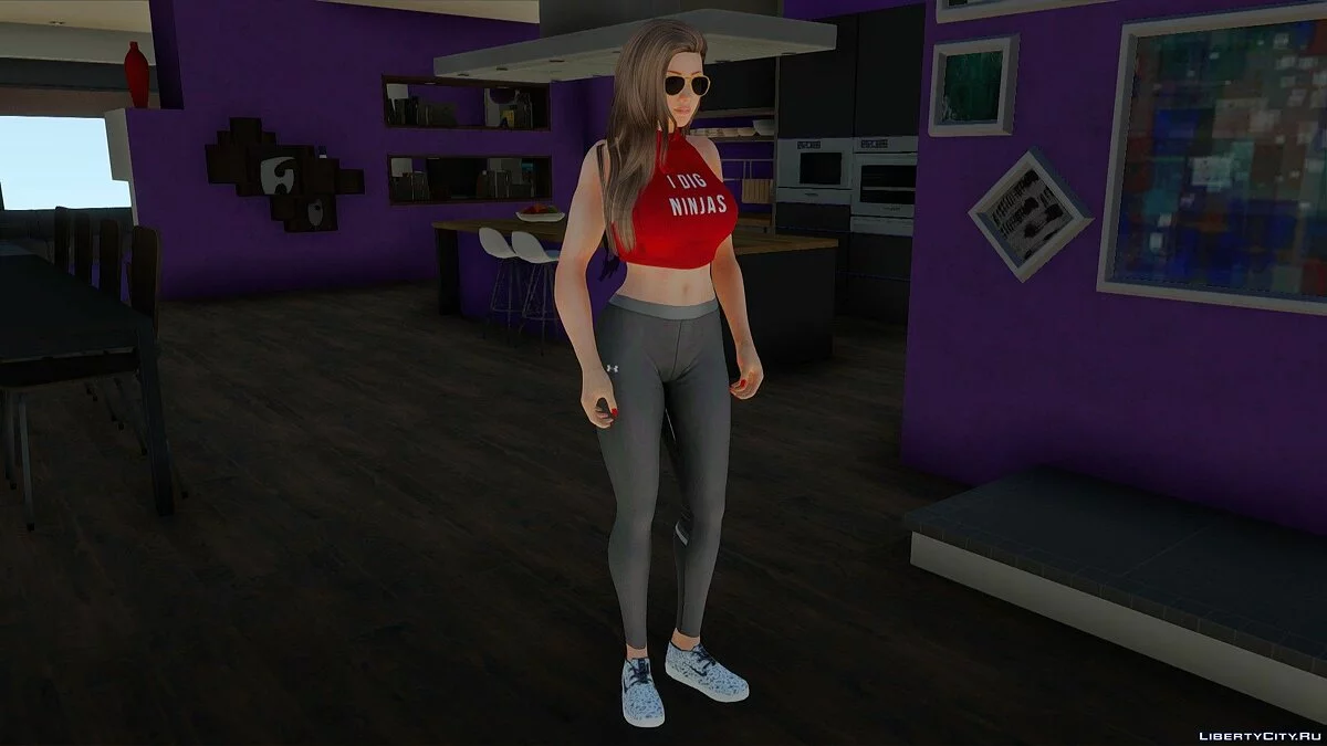 Mai Shiranui en ropa casual / GTA San Andreas