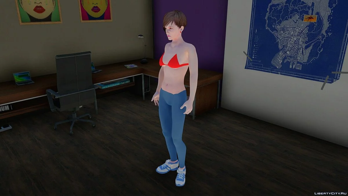 Moira Burton en tenue de sport / GTA San Andreas