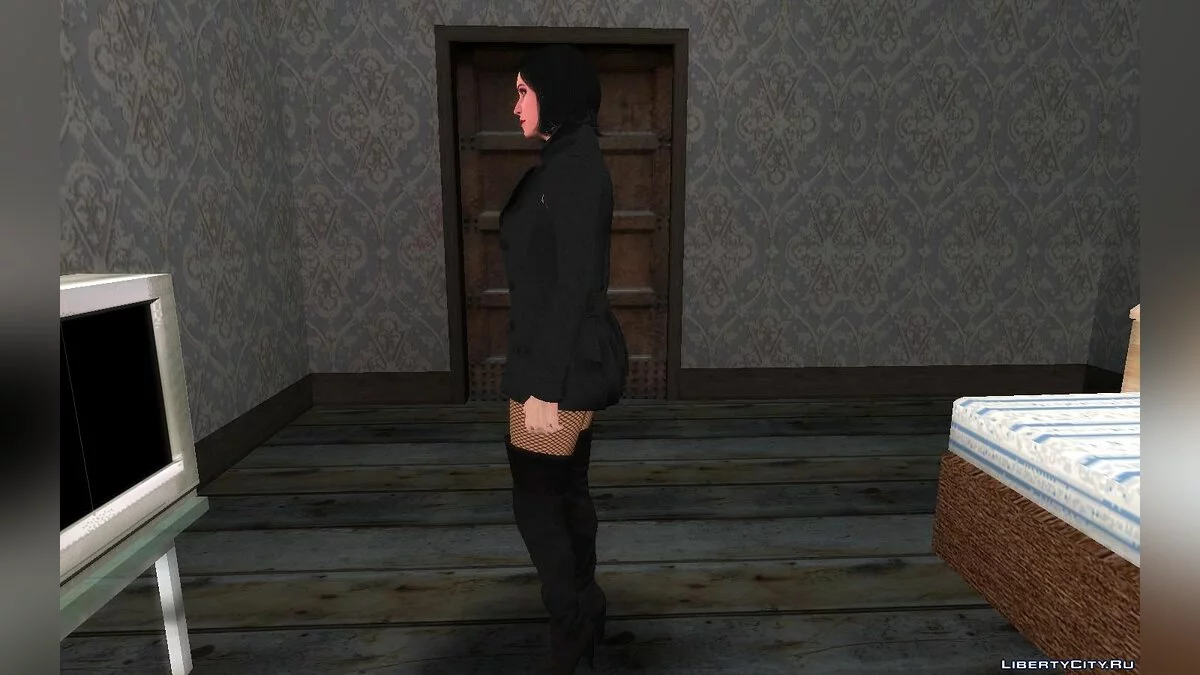 Molly Schultz de GTA 5 en ropa de prostituta V2 / GTA San Andreas