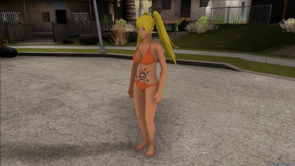 Naruko Uzumaki en Bikini / GTA San Andreas