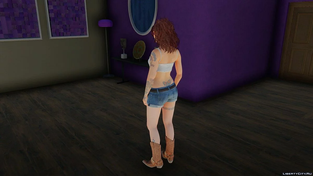 Nico from Devil May Cry 5 / GTA San Andreas