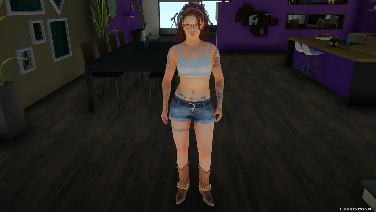 Nico from Devil May Cry 5 / GTA San Andreas