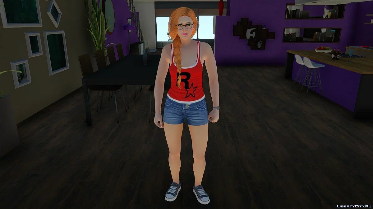 Random Female Outher 2 Skin from GTA Online / GTA San Andreas