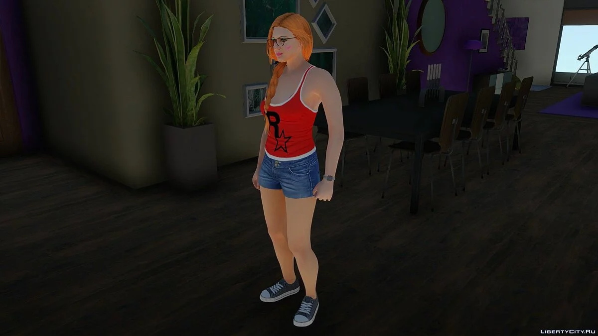 Random Female Outher 2 Skin from GTA Online / GTA San Andreas