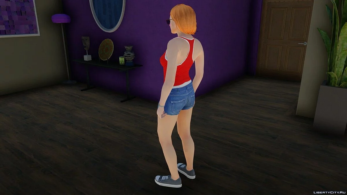 Random Female Outher 2 Skin from GTA Online / GTA San Andreas