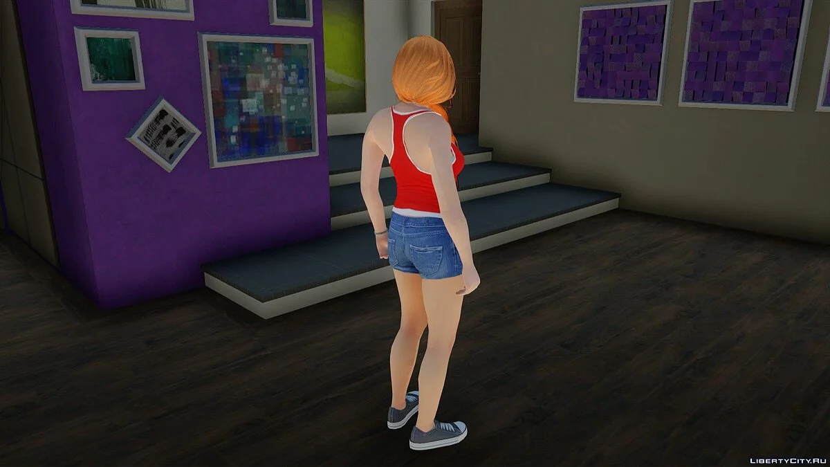 Random Female Outher 2 Skin from GTA Online / GTA San Andreas