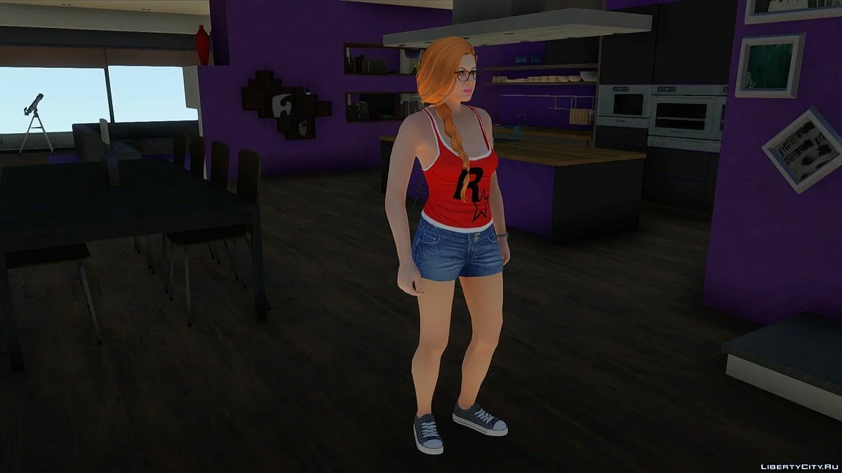 Random Female Outher 2 Skin from GTA Online / GTA San Andreas