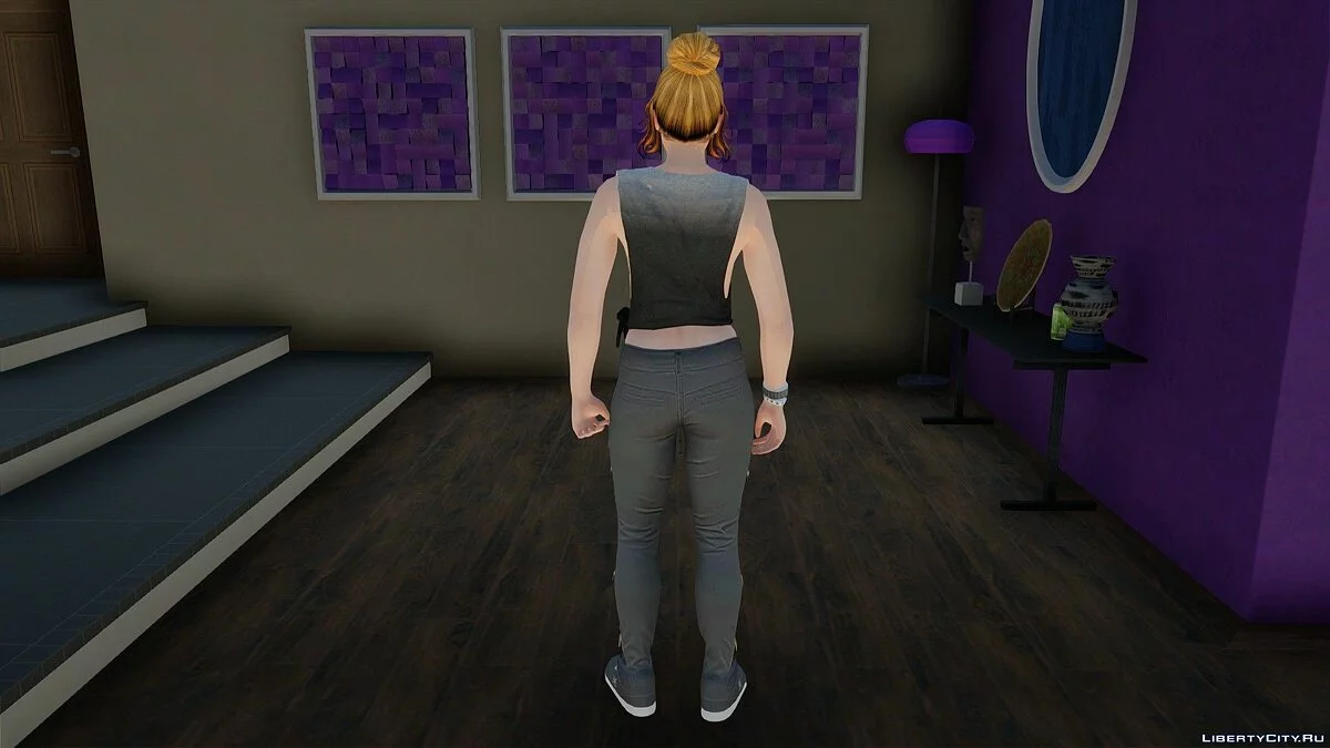 Випадковий скин дівчини Outher 3 з GTA Online / GTA San Andreas